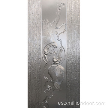 Panel de puerta de metal estampado de diseño elegante